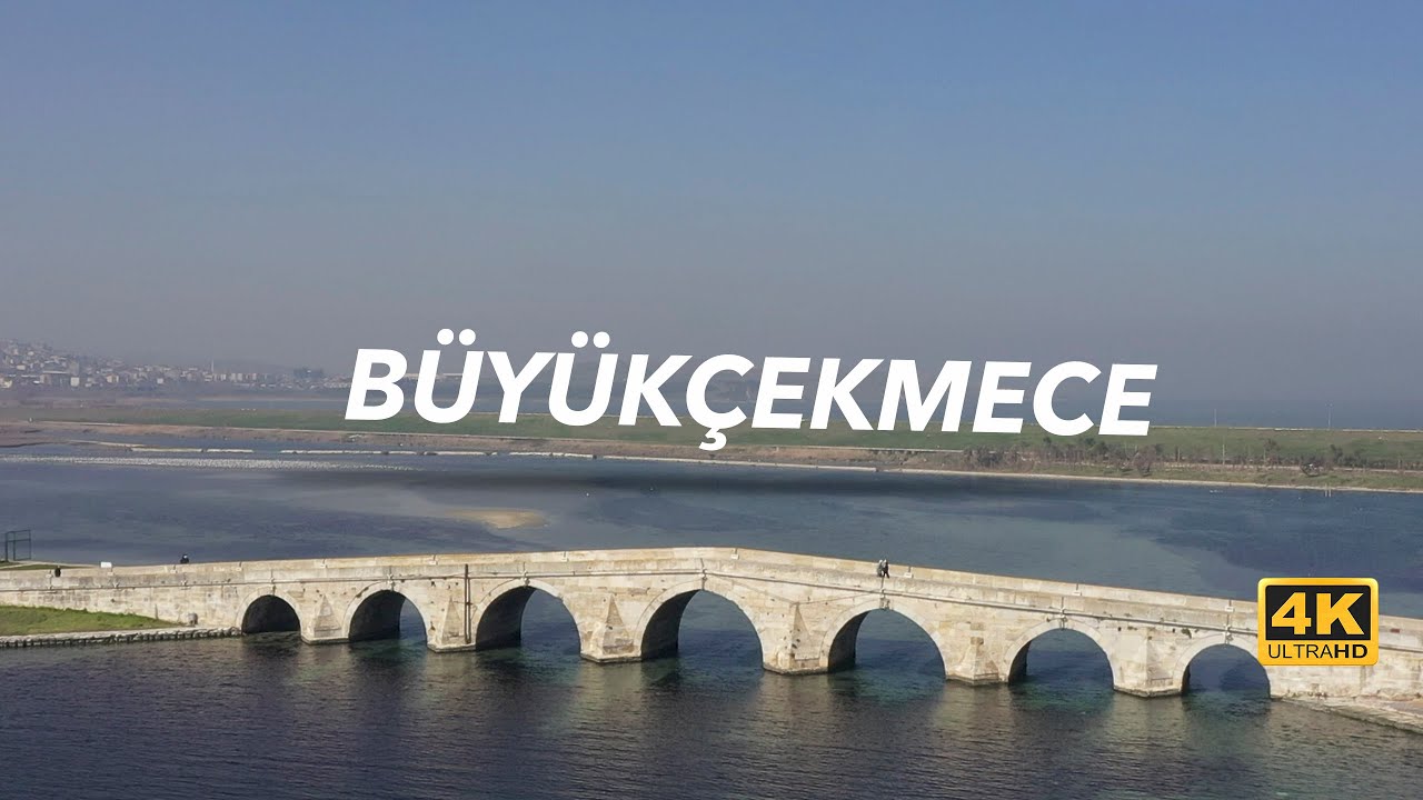 Istanbul Büyükçekmece Drone [4K]  view city with music