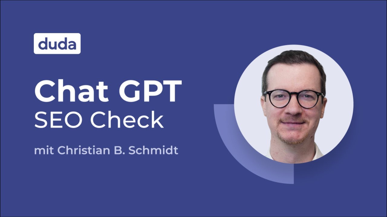Live SEO-Check: Chat GPT zur Optimierung nutzen mit Christian B. Schmidt