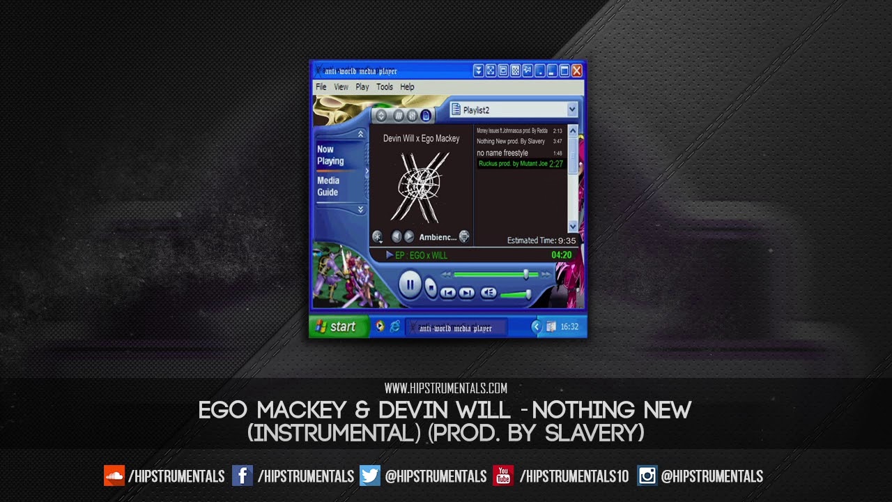 Ego Mackey & Devin Will - Nothing New [Instrumental] (Prod. By Slavery) + DL via @Hipstrumentals