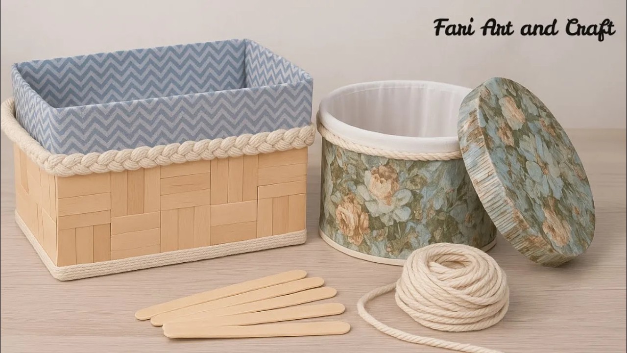 SUPER BEAUTIFUL BUT  LOW COST! 2 BEST DIY SPACE SAVING CRAFT IDEAS😱♻️ #fariartandcraft
