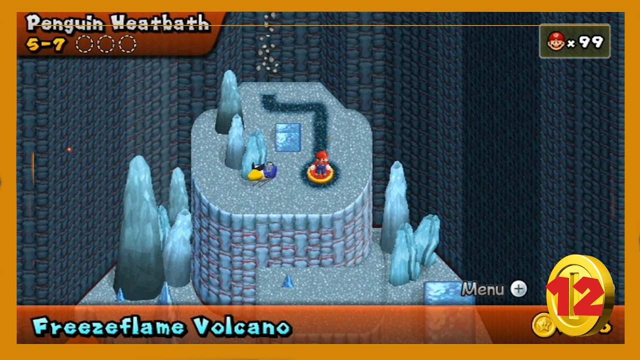 Let's Play Newer Super Mario Bros. Wii Part 12 Der Eis-Vulkan