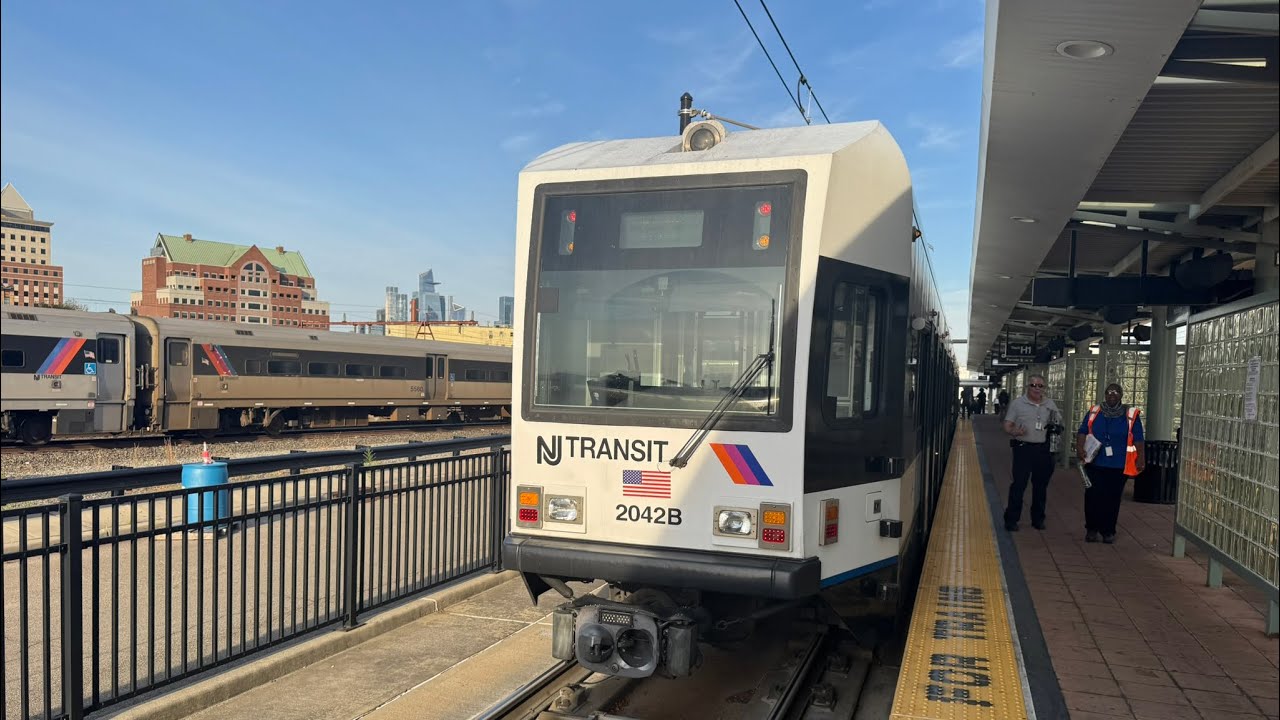 HBLR - Bayonne Flyer Ride from Hoboken to 8th Street (PM Rush Hour)