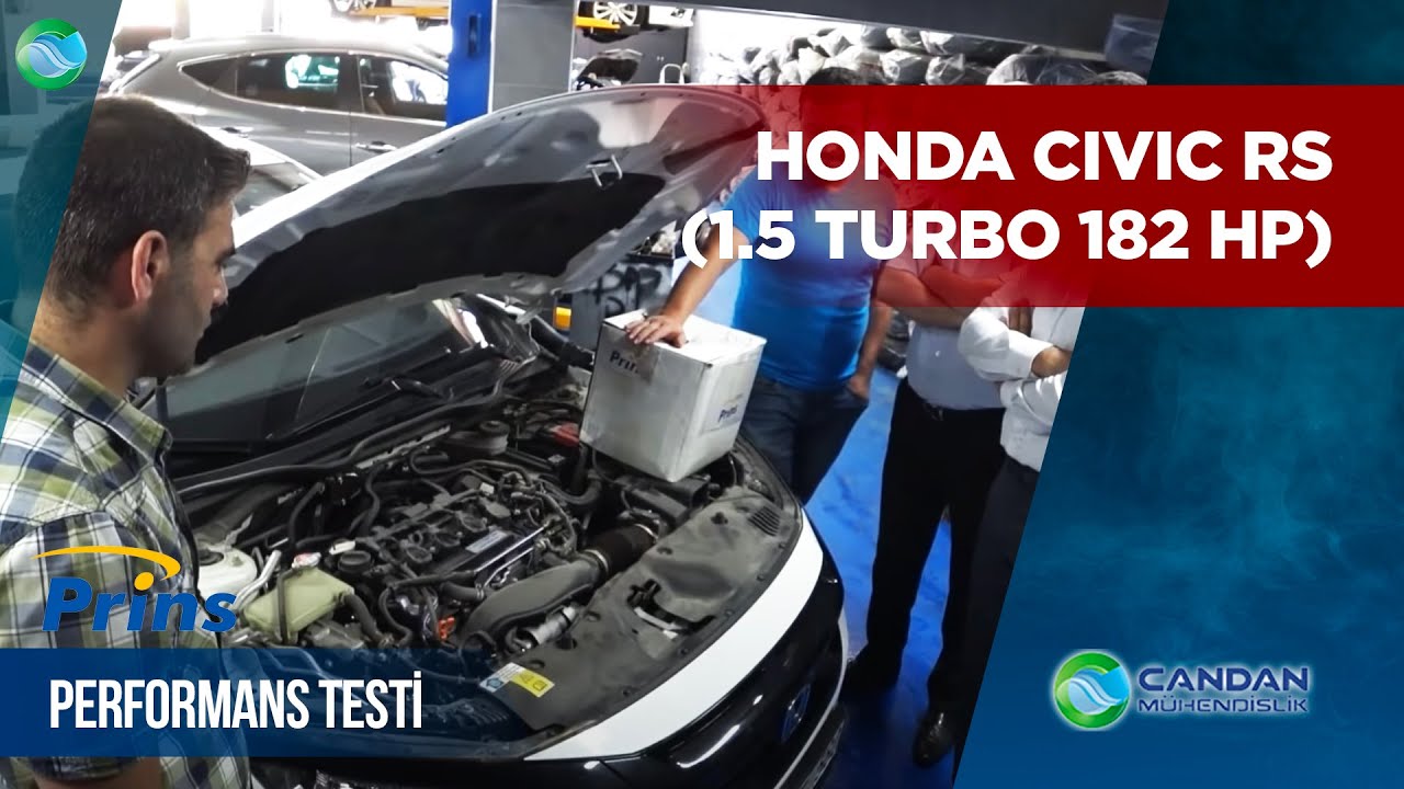 Honda Civic RS (1.5 Turbo 182 Hp ) Otogaz Performans Testi