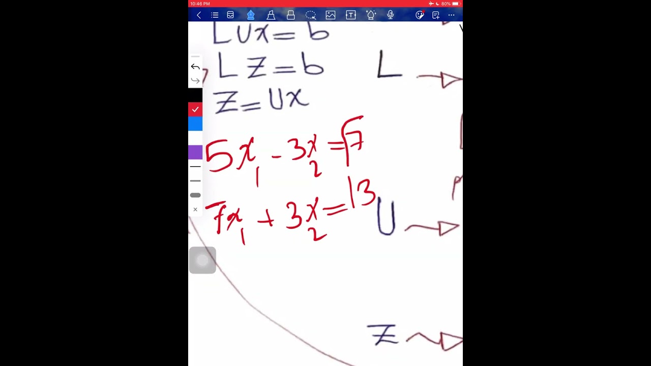 محاضرة 18 | LU Factorization and Doolittle