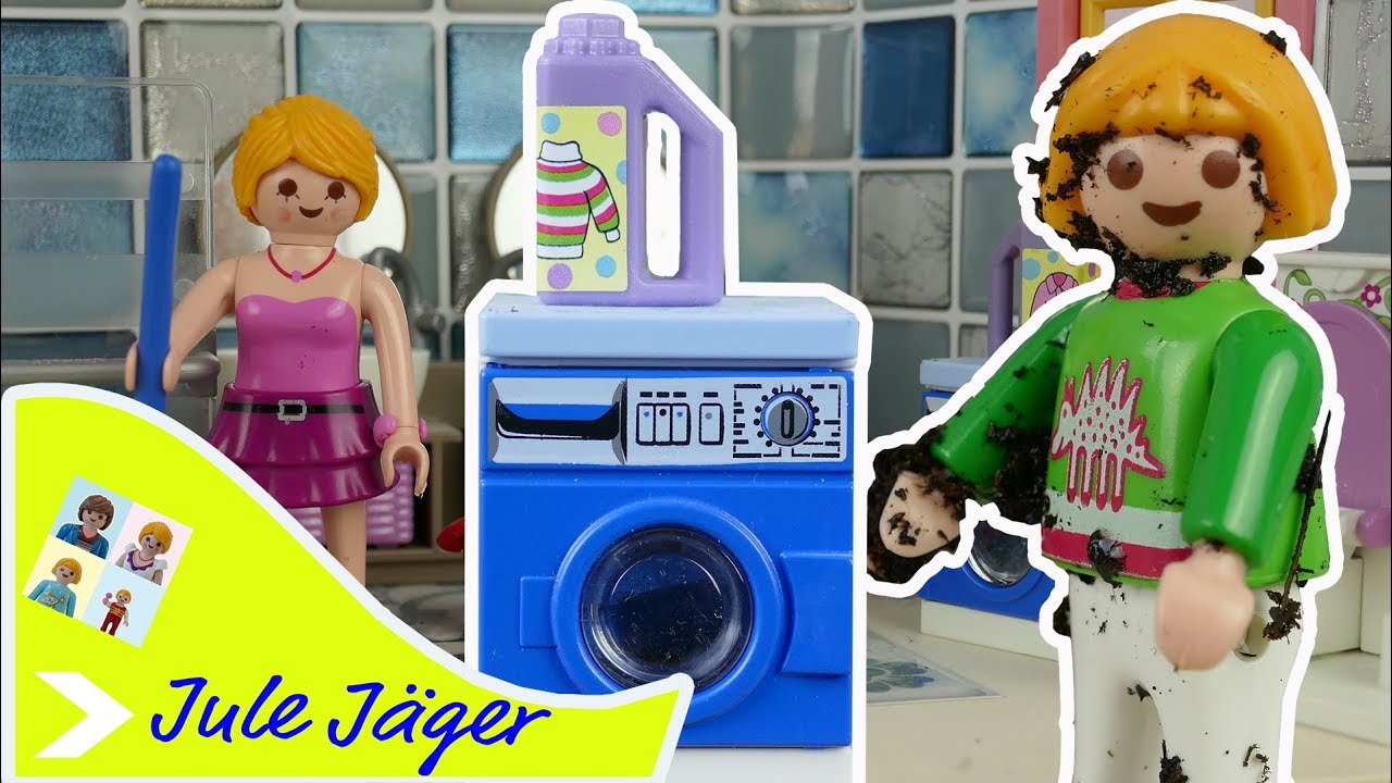 Playmobil Film deutsch - Der Dreck muss weg - Waschtag -  Kinderfilm mit Jule Jäger
