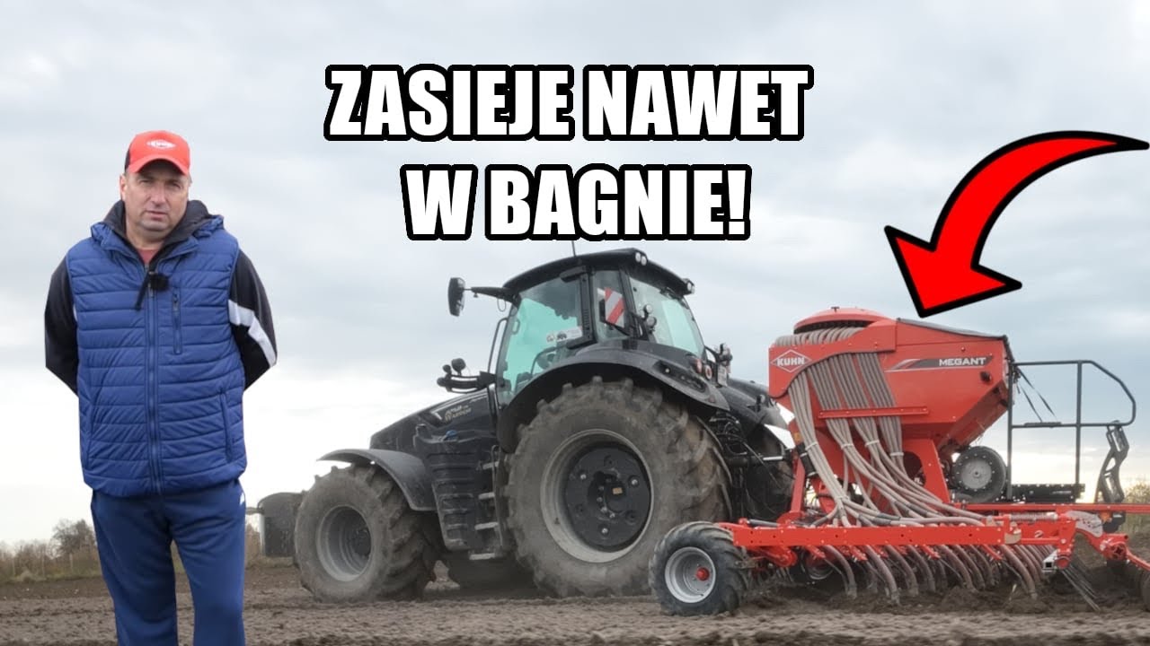 Gospodarują na bardzo trudnych glebach, ale kupili siewnik, który pozwala siać nawet w błoto!