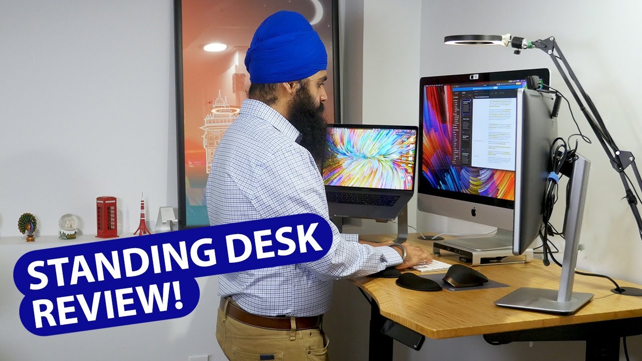 Fully Jarvis Standing Desk Review (48x30 Bamboo Top)  // The BEST Standing Desk for Home Office