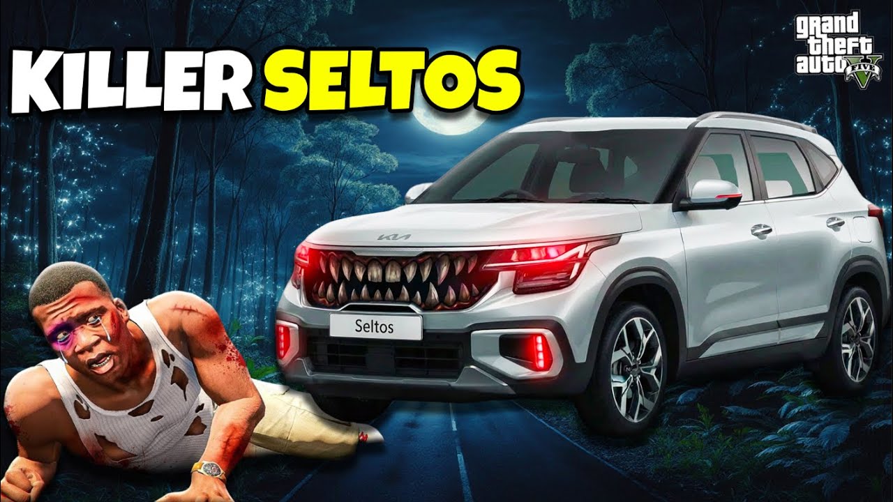 Shinchan and Franklin Found Dangerous Killer Car Seltos in Los Santos | GTA 5