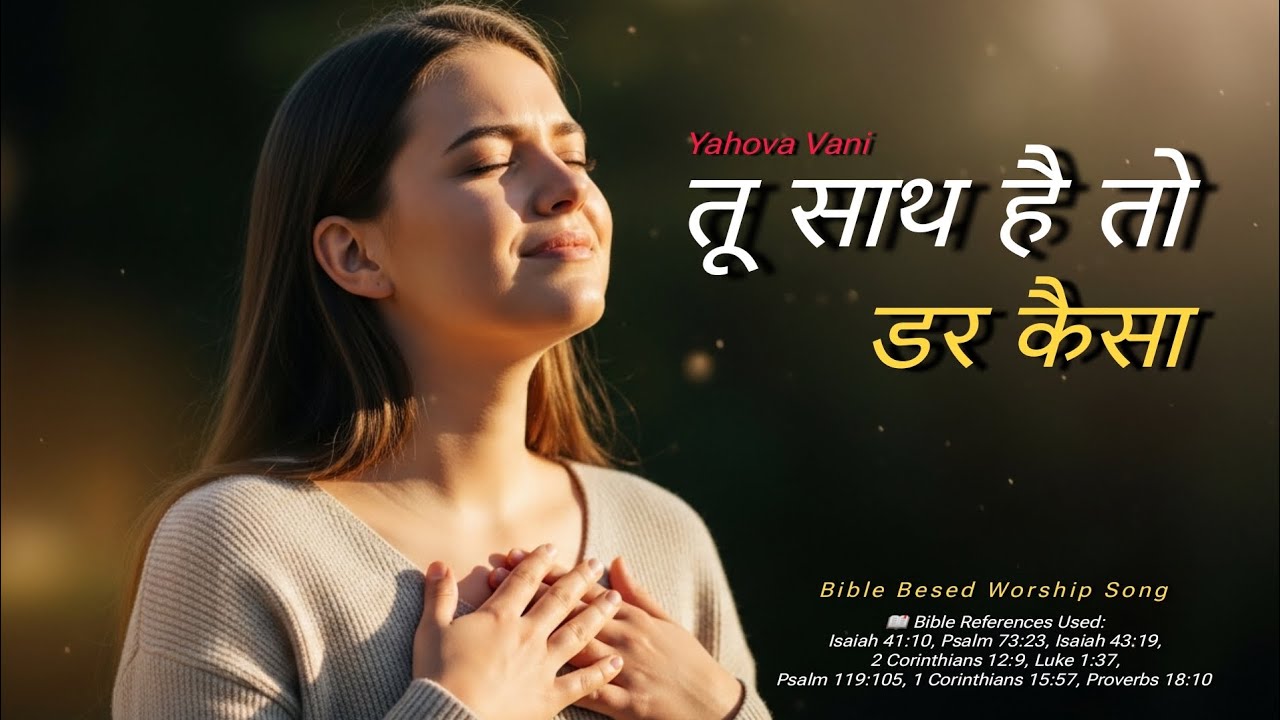 “तू साथ है तो डर कैसा” Hindi worship songs christian with lyrics | Yahova Vani