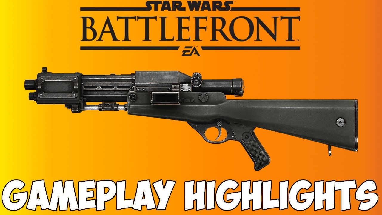 Star Wars Battlefront: TL-50 Heavy Repeater Gameplay + 51 Kills (Gameplay Highlights)