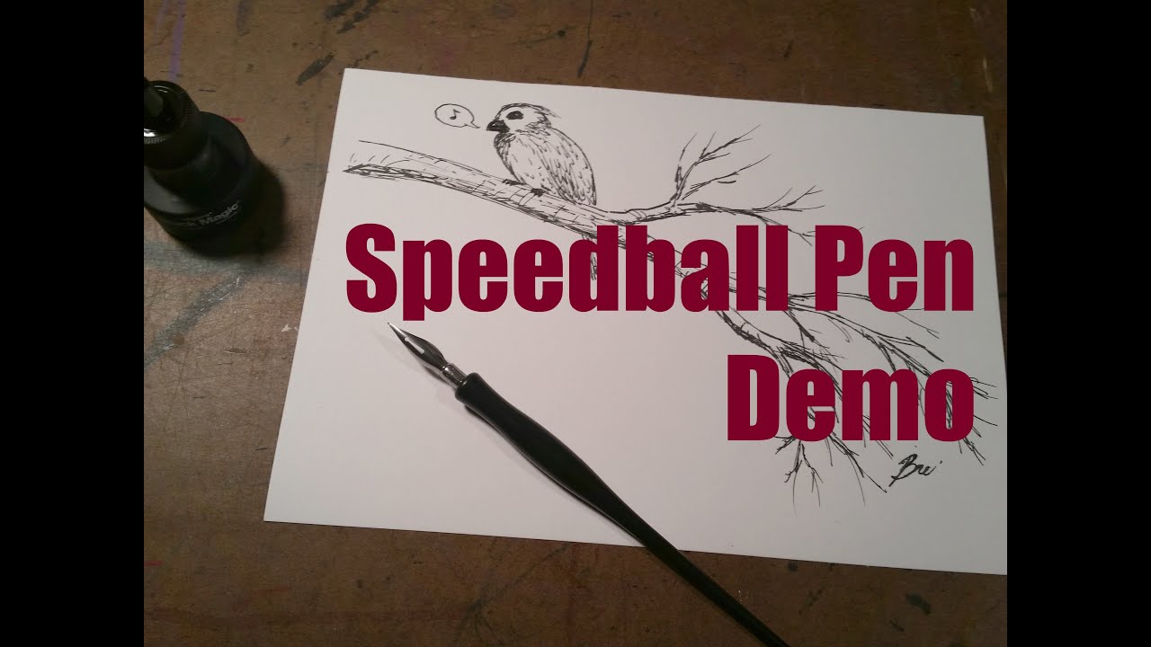 Speedball Pen Demo