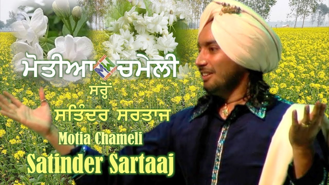 Motia Chameli - Satinder Sartaaj ਮੋਤੀਆਂ ਚਮੇਲੀ ਤਾਰਾਮੀਰਾ ਸਰ੍ਹੋਂ ਅਤੇ ਅਨੇਕਾਂ ਫੁੱਲਾਂ ਨਾਲ ਪਰੋਇਆ ਗੀਤ (Live)