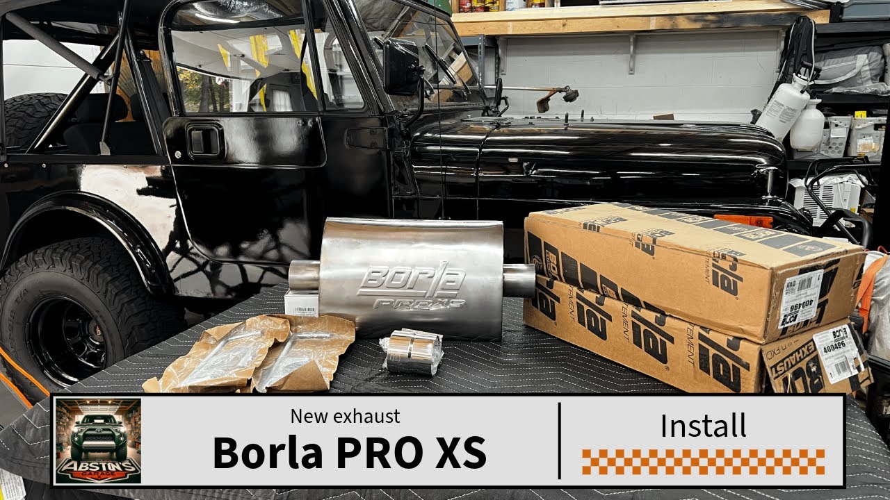 Jeep CJ7 SBC 350 new Borla Pro XS mufflers