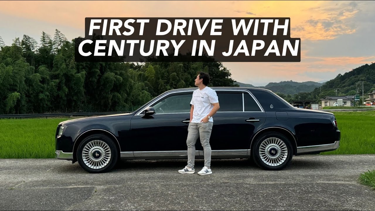 Driving a Toyota Century in Japan