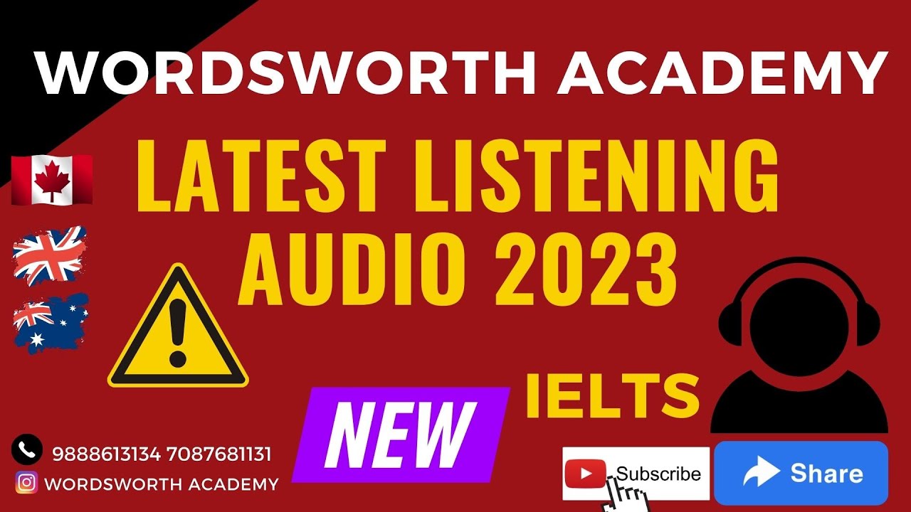 STUDY ABROAD APPLICATION | IELTS LISTENING  #2023 #listeningpracticetest2023
