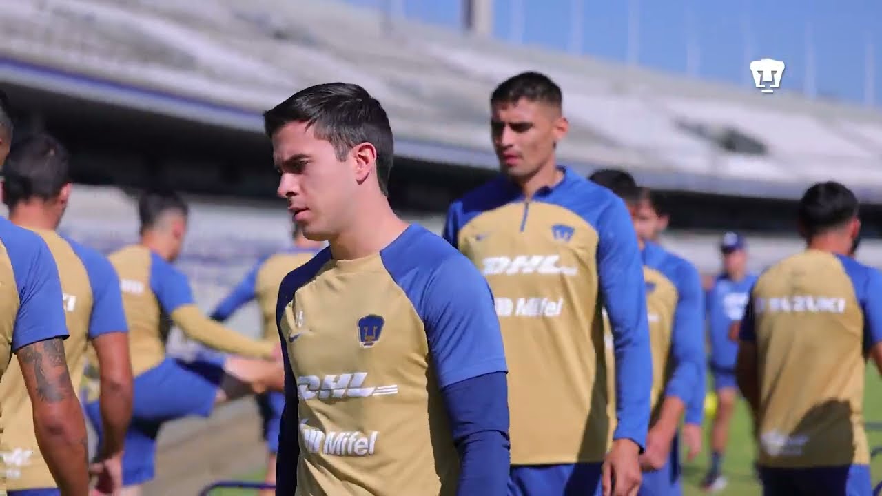 Entrenamiento Pumas Varonil- Estadio Olímpico Universitario.