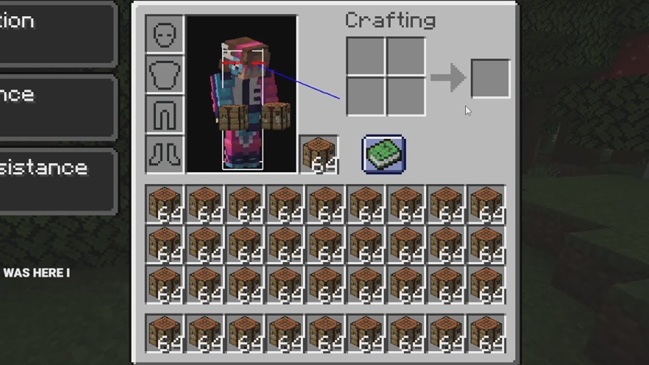 (16:59) full inventory of crafting tables world record