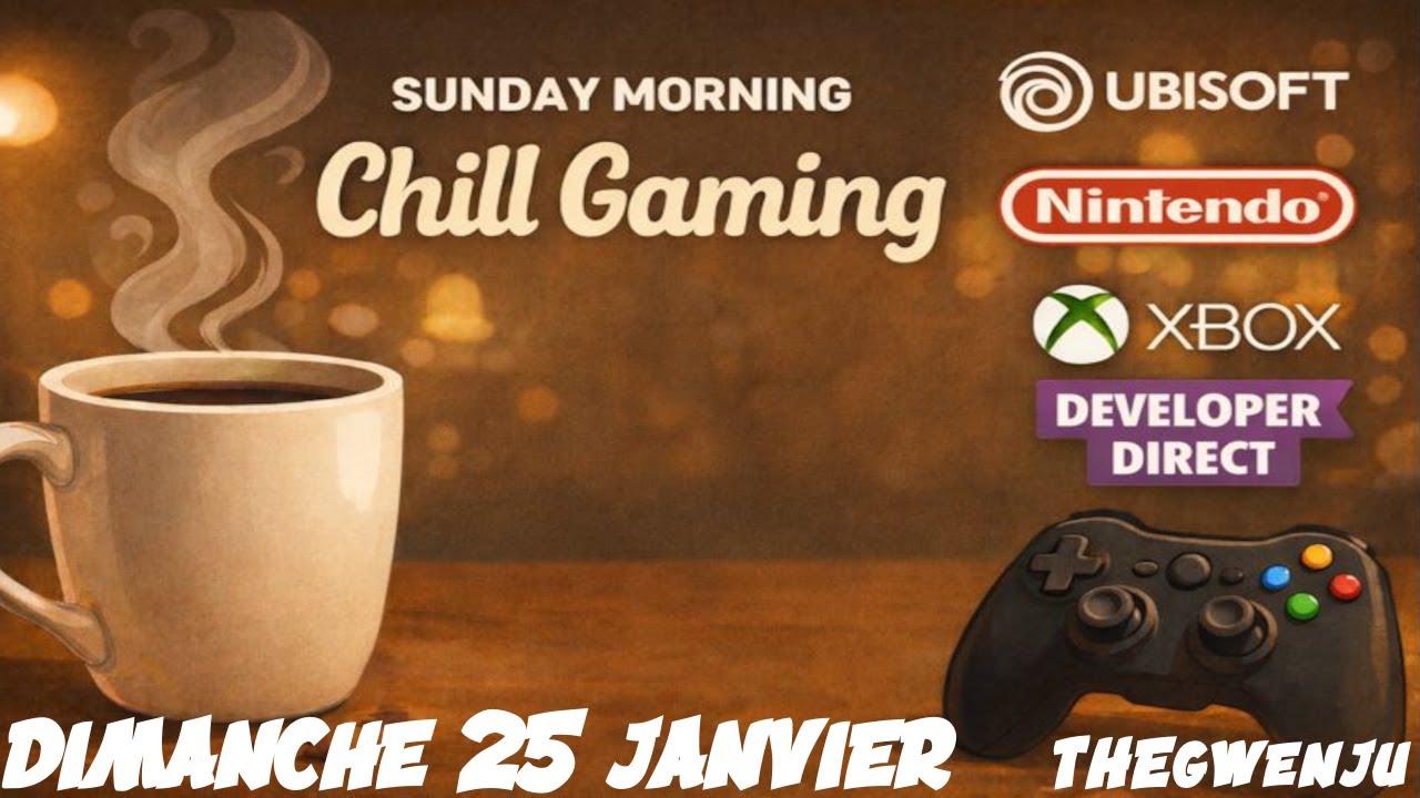 Sunday morning, chill gaming - Dimanche 25 janvier