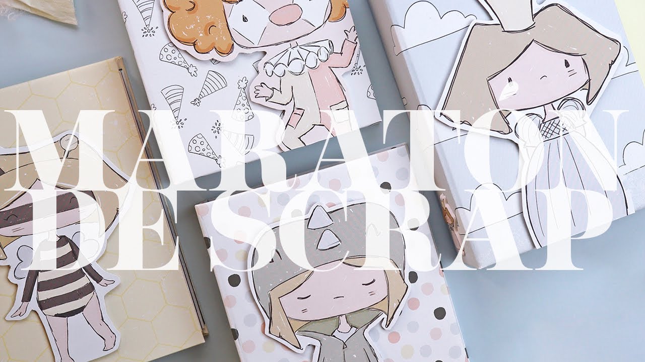 Curso scrapbooking MARATÓN DE SCRAP 1 de Alúa Cid