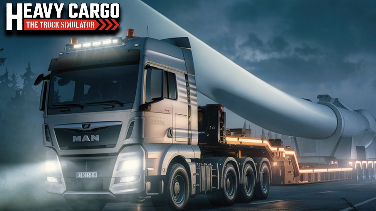 Heavy Cargo #06 - Windradflügel-Transport bei Nacht und Nebel