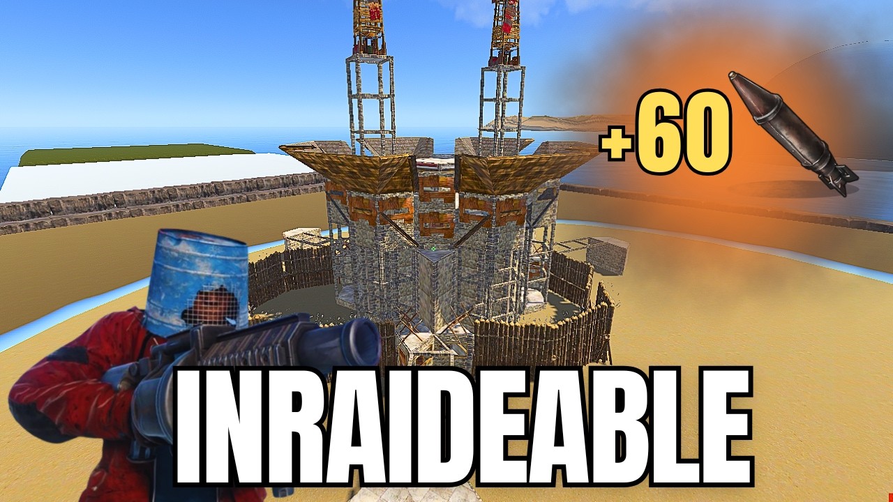 La BASE que NADIE quiere RAIDEAR en Rust (Volcus Base)