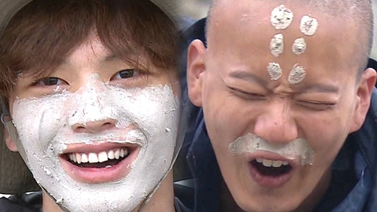 육성재·프니엘, 자연 마스크 팩으로 ‘천진난만 케미’ @정글의 법칙 261회 20170421
