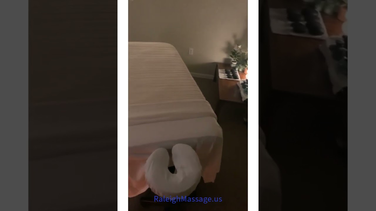 Beautiful and peaceful Massage Room in Our Wake Forest Spa