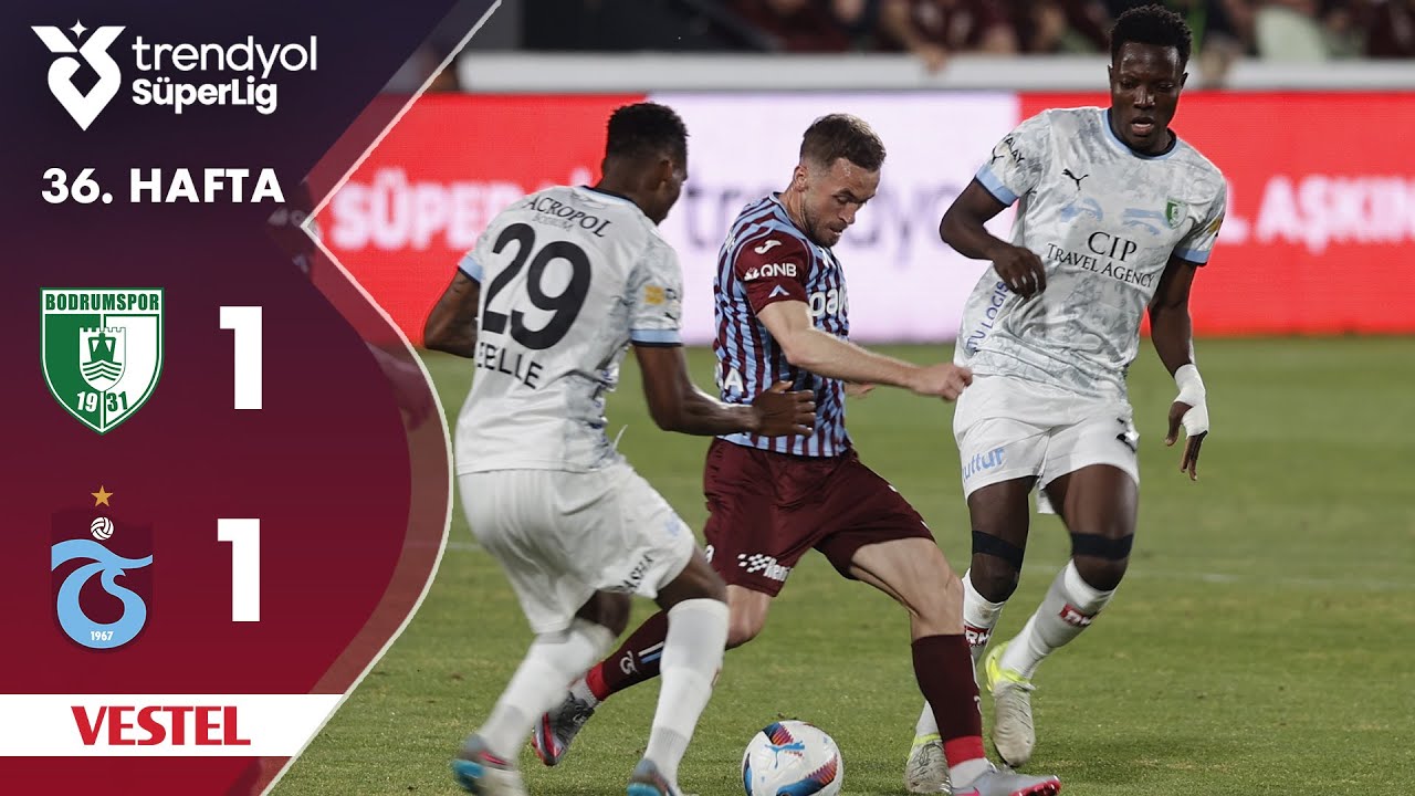 Vestel | Bodrum FK (1-1) Trabzonspor - Highlights/Özet | Trendyol Süper Lig - 2024/25