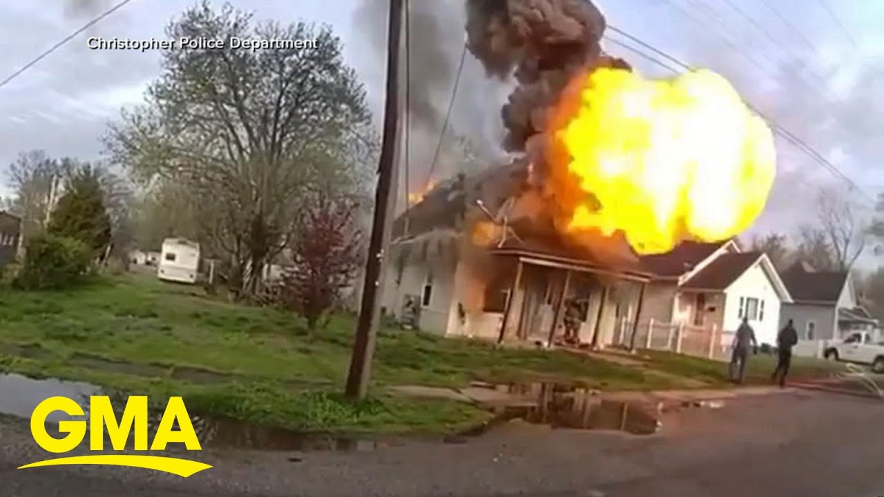 First responders save trapped firefighter