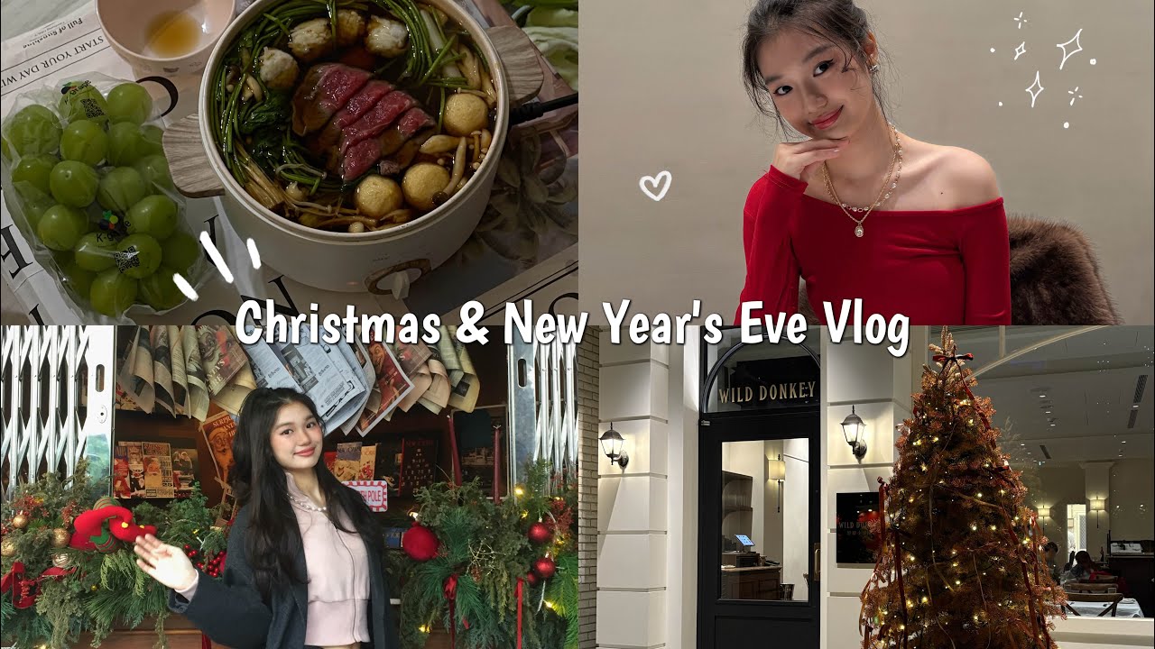 Vlog 去找朋友一起過聖誕節和跨年！🎄🎆✨