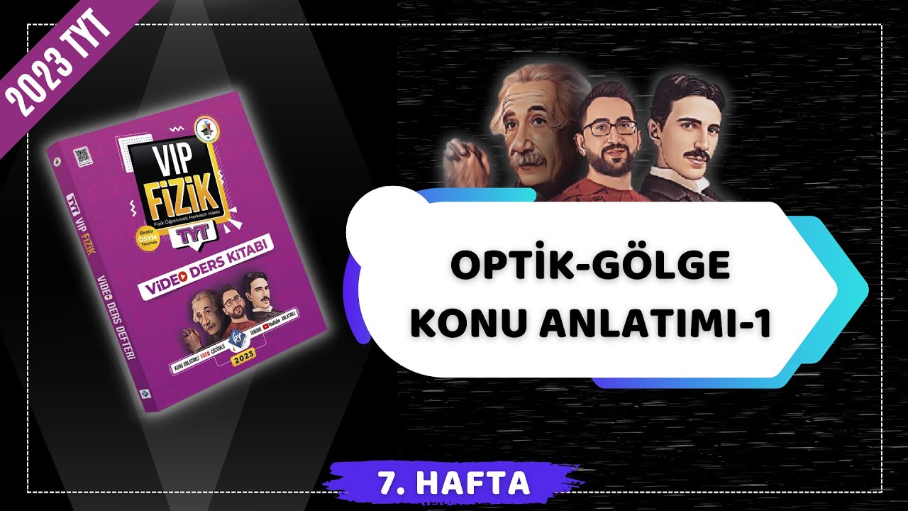 Gölge ve Yarı Gölge Konu Anlatımı -1 | Optik | 2023 TYT Fizik KAMPI