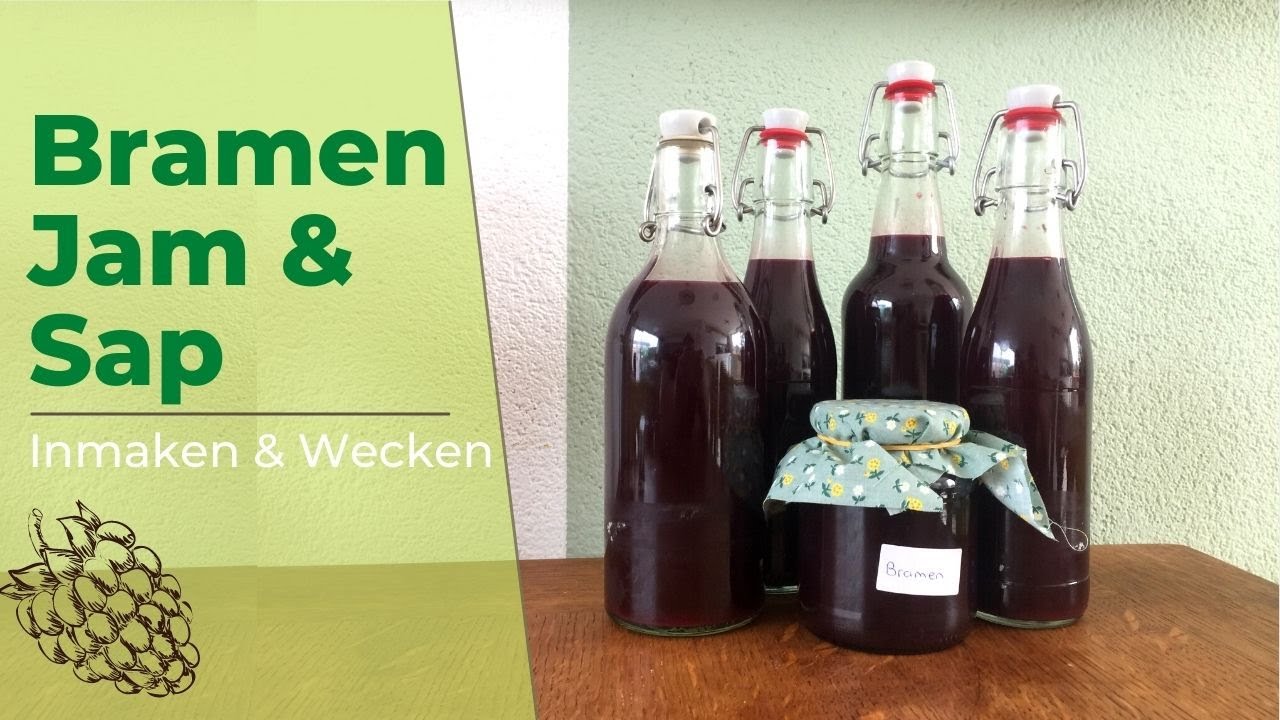BRAMEN JAM & BRAMEN SAP MAKEN! | Wecken & Inmaken | Nieuwe Stoomsapcentrifuge
