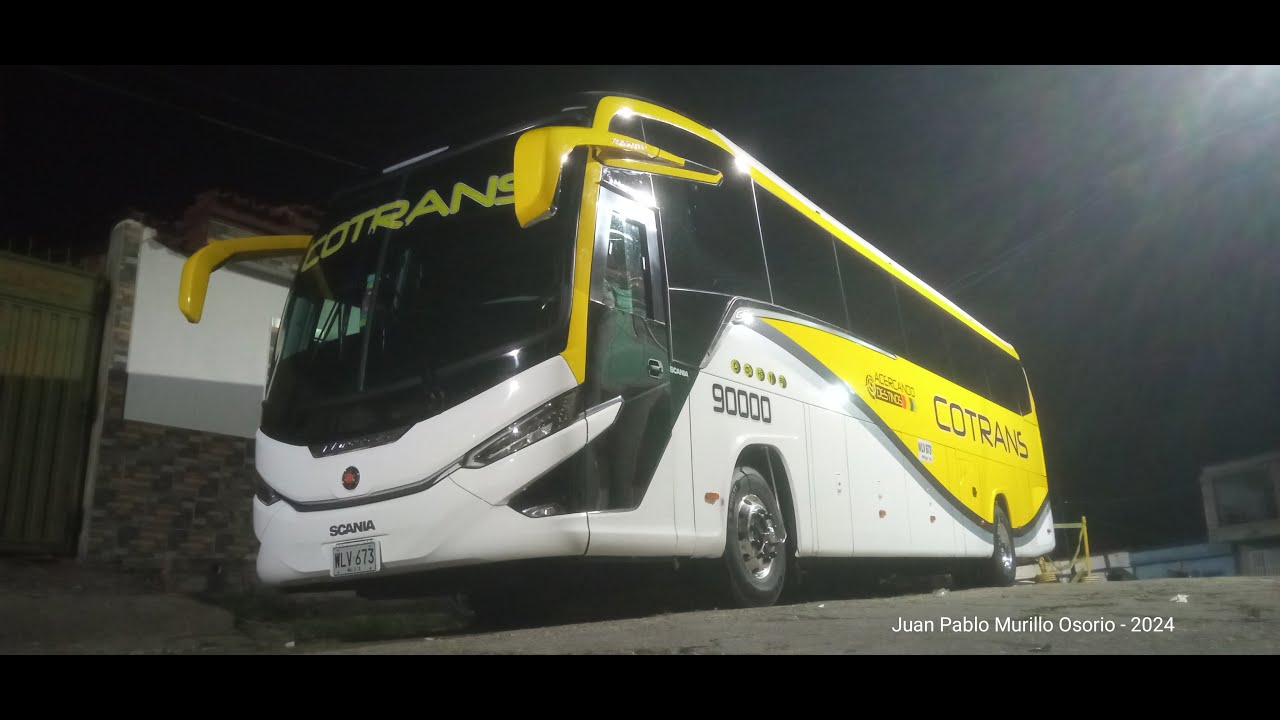 NUEVO COTRANS 90000 MARCOPOLO PARADISO 1200 G8 SCANIA Nuevo Servicio ACERCANDO DESTINOS