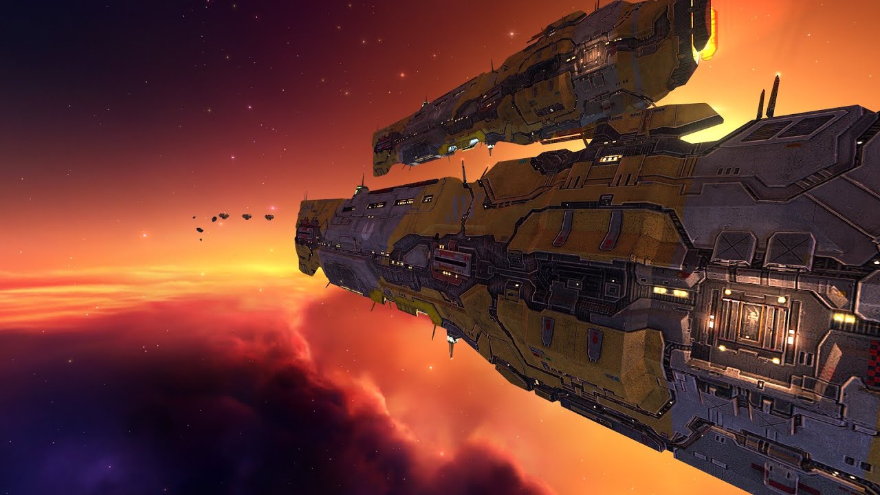 Homeworld Remastered - 3 Heavy Cruisers VS 3 Vaygr Battlecruisers