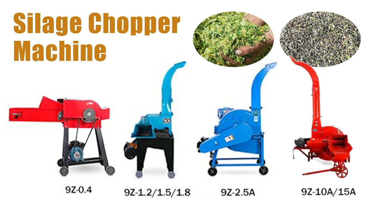 Silage Chopper Machine | Fodder Cutter Machine for Dry & Wet Corn Stalks, Wheat Straws, Branches