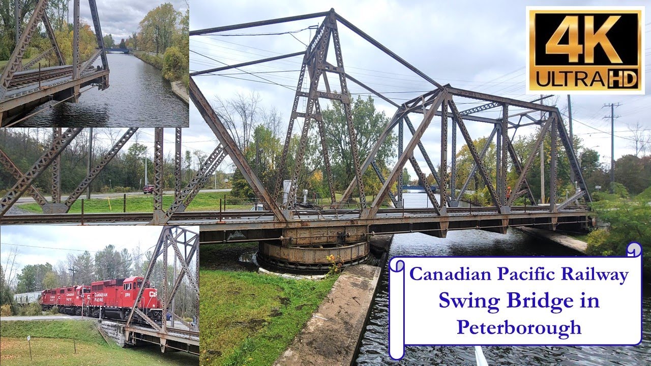 CP Railway Swing Bridge in Peterborough