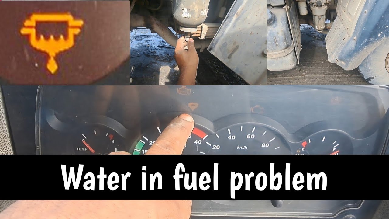 Water in fuel Warning light | Tata Truck