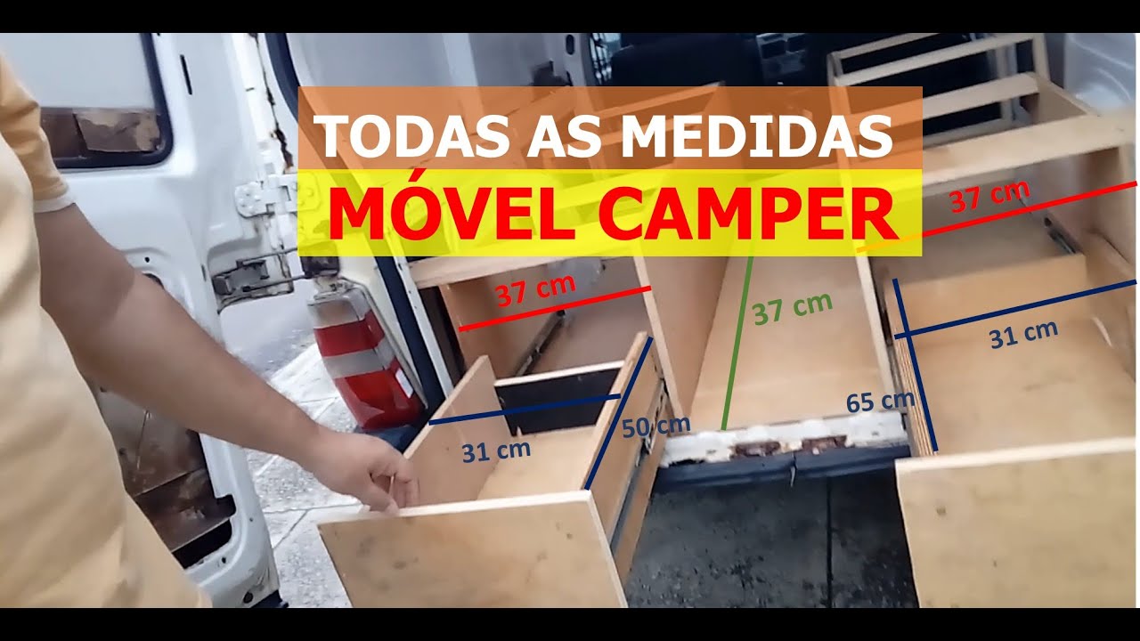 AS MEDIDAS DE NOSSO MÓVEL CAMPER - MONTANDO NOSSA FIORINO HOME - PARTE 3