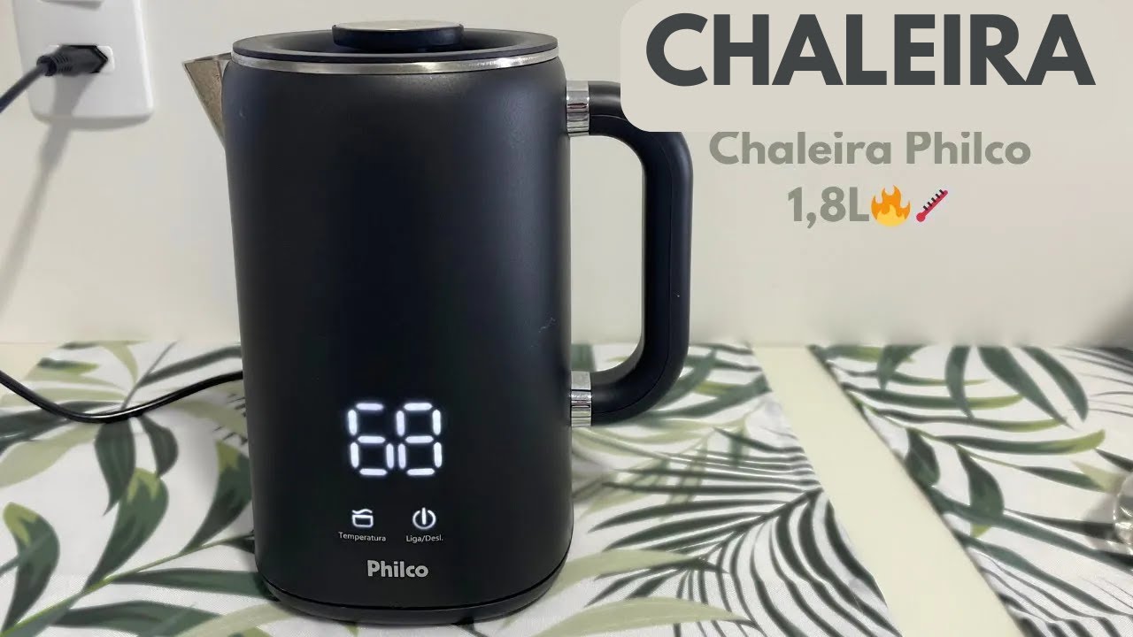 Chaleira Elétrica Philco 1,8L PCH18B | Vale a pena? Review completo + Teste + Opinião!