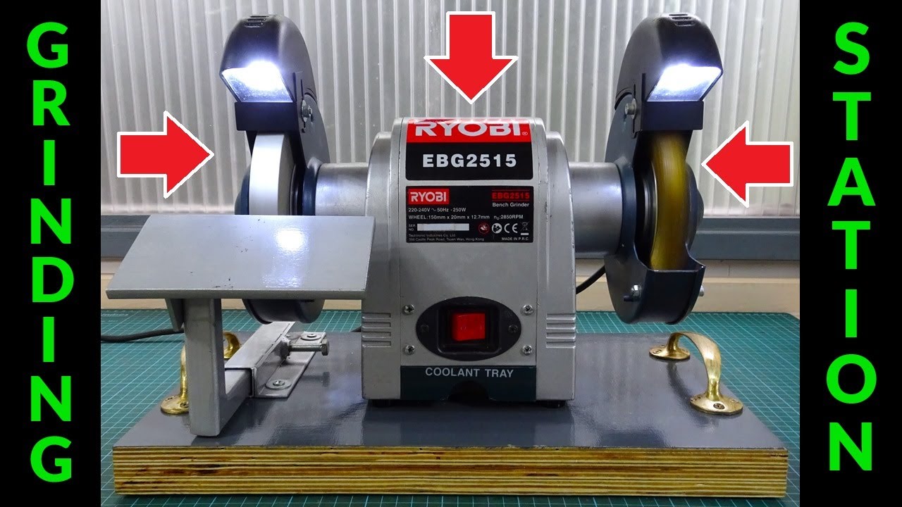 Restoring & Modifying a Bench Grinder for Tool Restoration & Sharpening