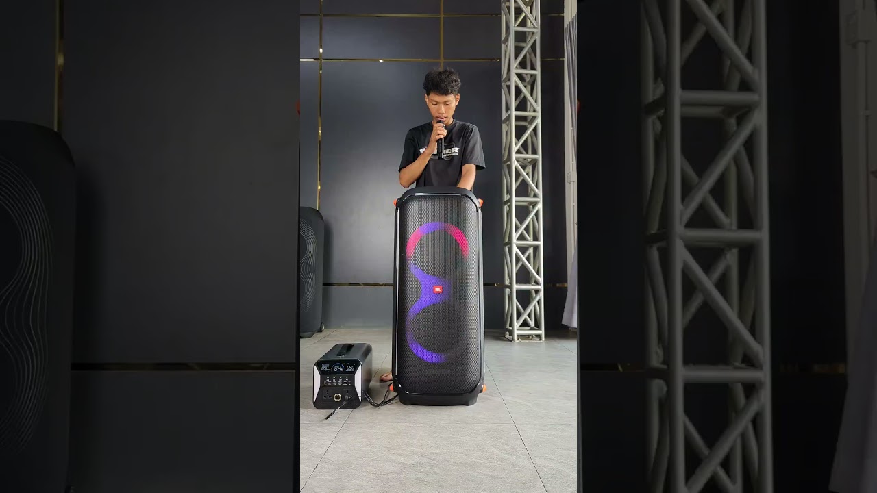 Микрофон для караоке с JBL Partybox 710 #jbl #караоке #микрофон #США