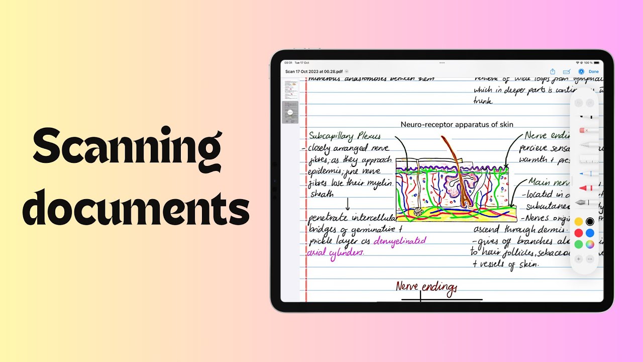 Scanning Documents on iPad for Beginners