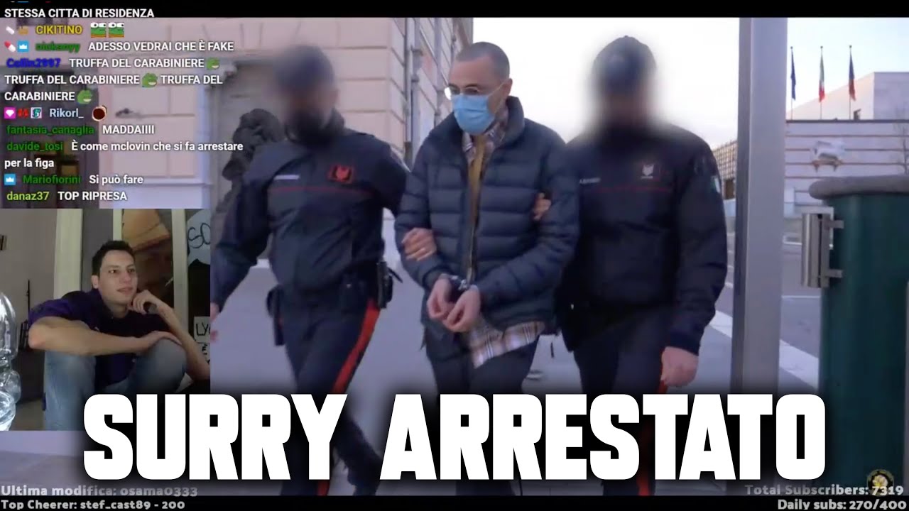 Homyatol reagisce all'ARRESTO DI SURRY