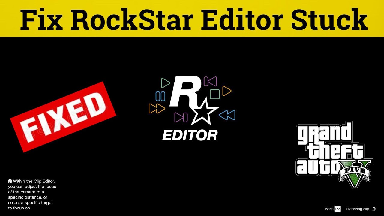 Как исправить ошибку Rockstar Editor, которая не загружает клип в GTA 5 / Fivem | Easy Fix 2024