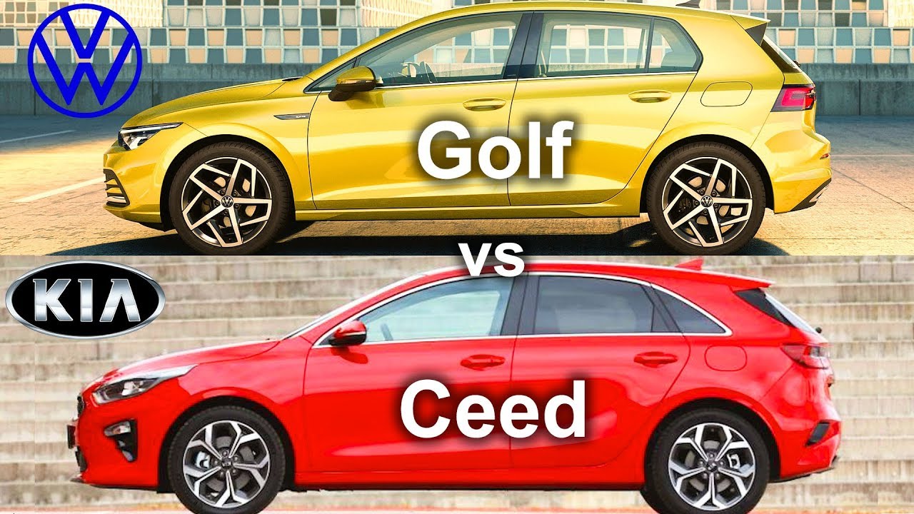 2020 Volkswagen Golf vs Kia Ceed, Kia vs VW, Ceed vs Golf 8 gen - visual compare