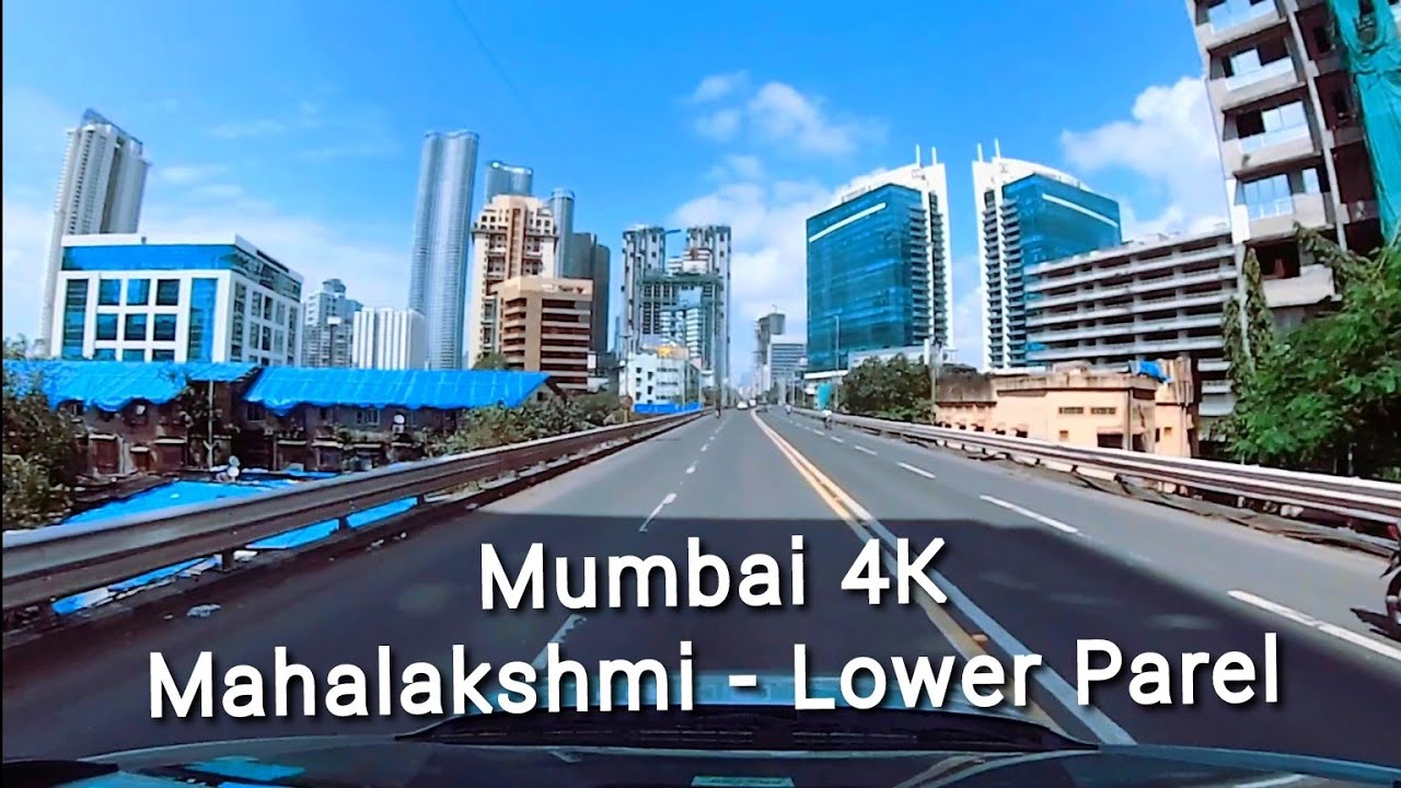 Mumbai 4K | Driving Tour Mahalakshmi Station - Lower Parel | India