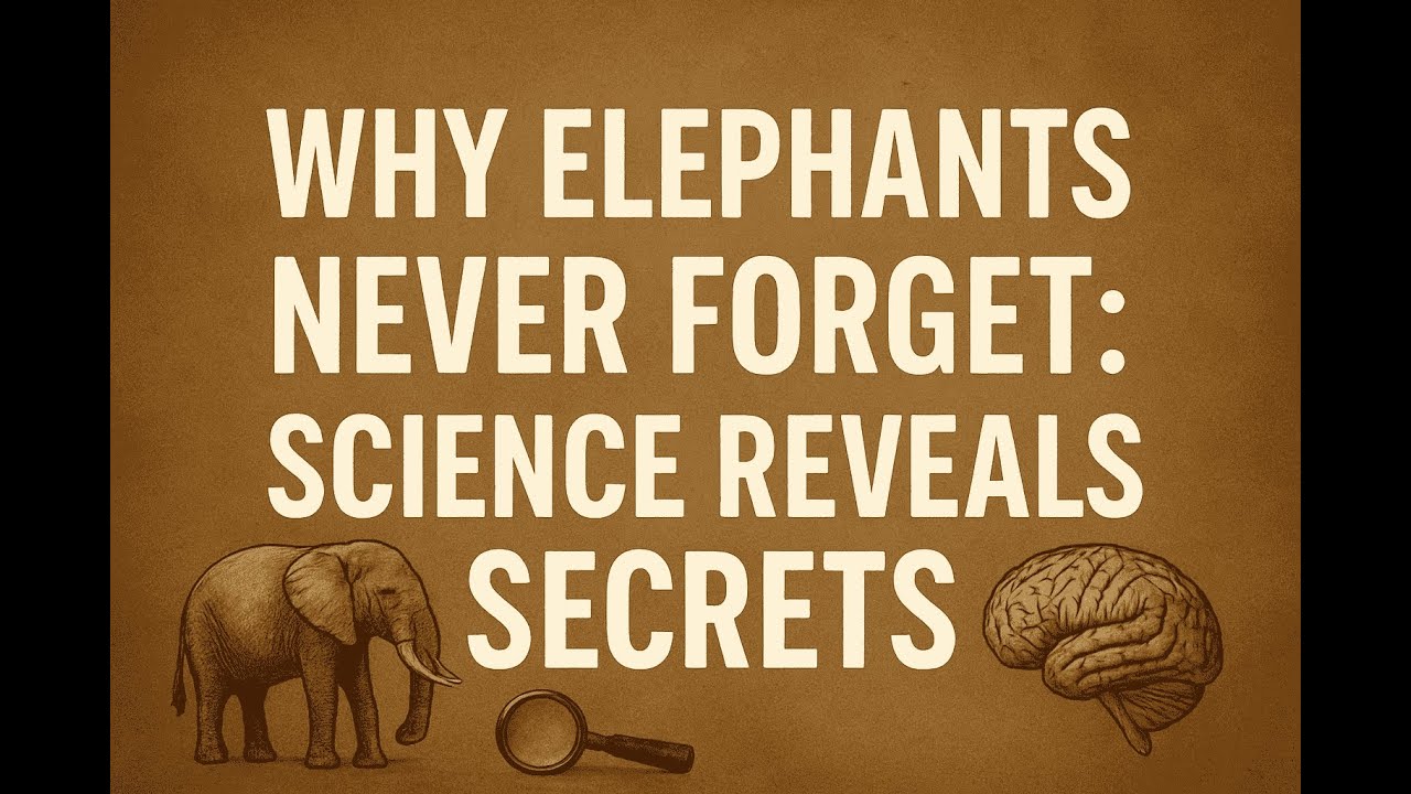 Elephant Memory Secrets: The Science Explained! #elephant #brain #memory