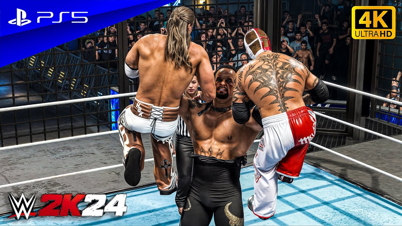 WWE 2K24 - Legendary Elimination Chamber Match | PS5™ [4K60]
