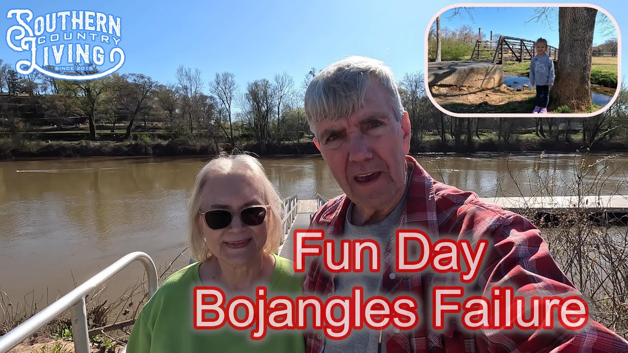 Fun Day --  Bojangles Failure  --  Great Grandchildren  -  Driving  -  Eating  -  Creeks and Rivers