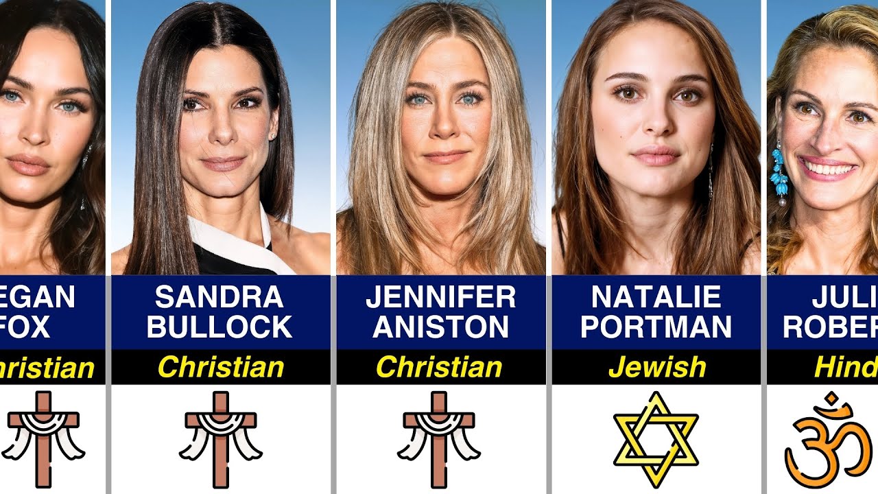 Hollywood Actresses Faith and Religion REVEALED